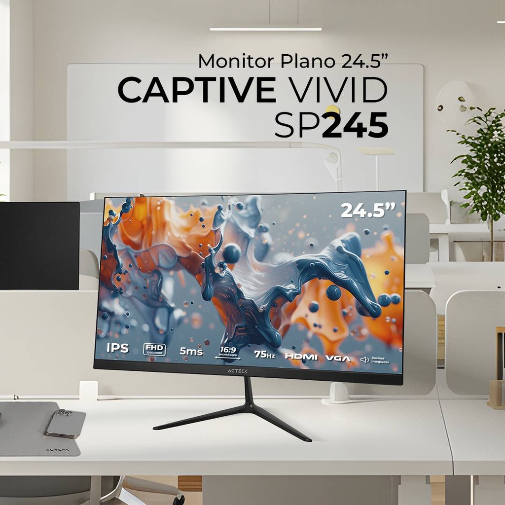 Monitores ACTECK CAPTIVE VIVID SP245 — 2