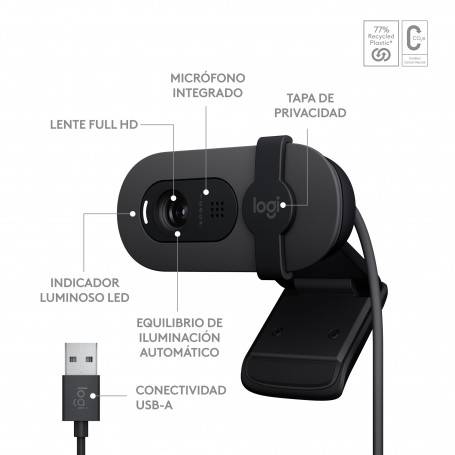 webcam LOGITECH Brio 100 — 4