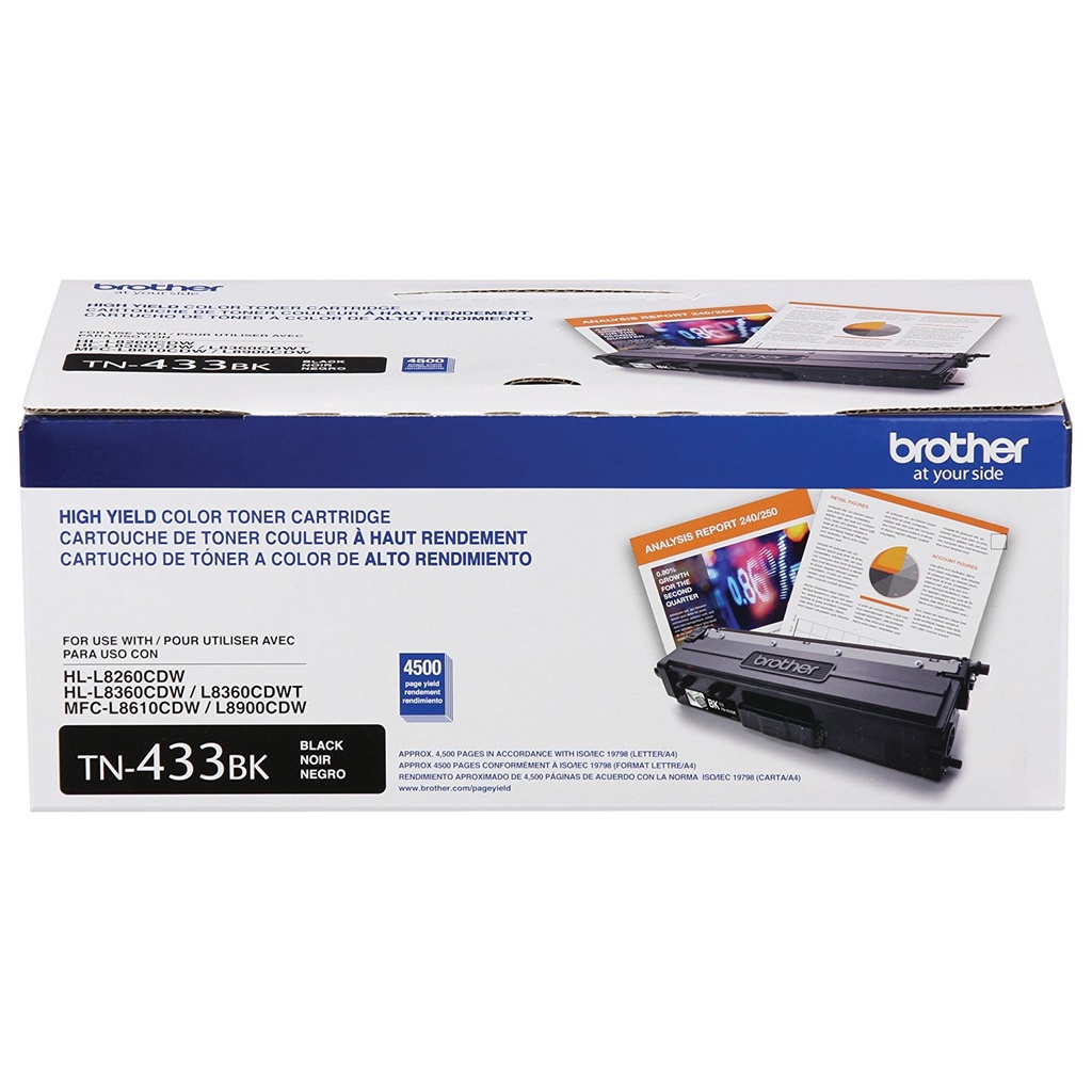 Tóner BROTHER TN433BK — 4