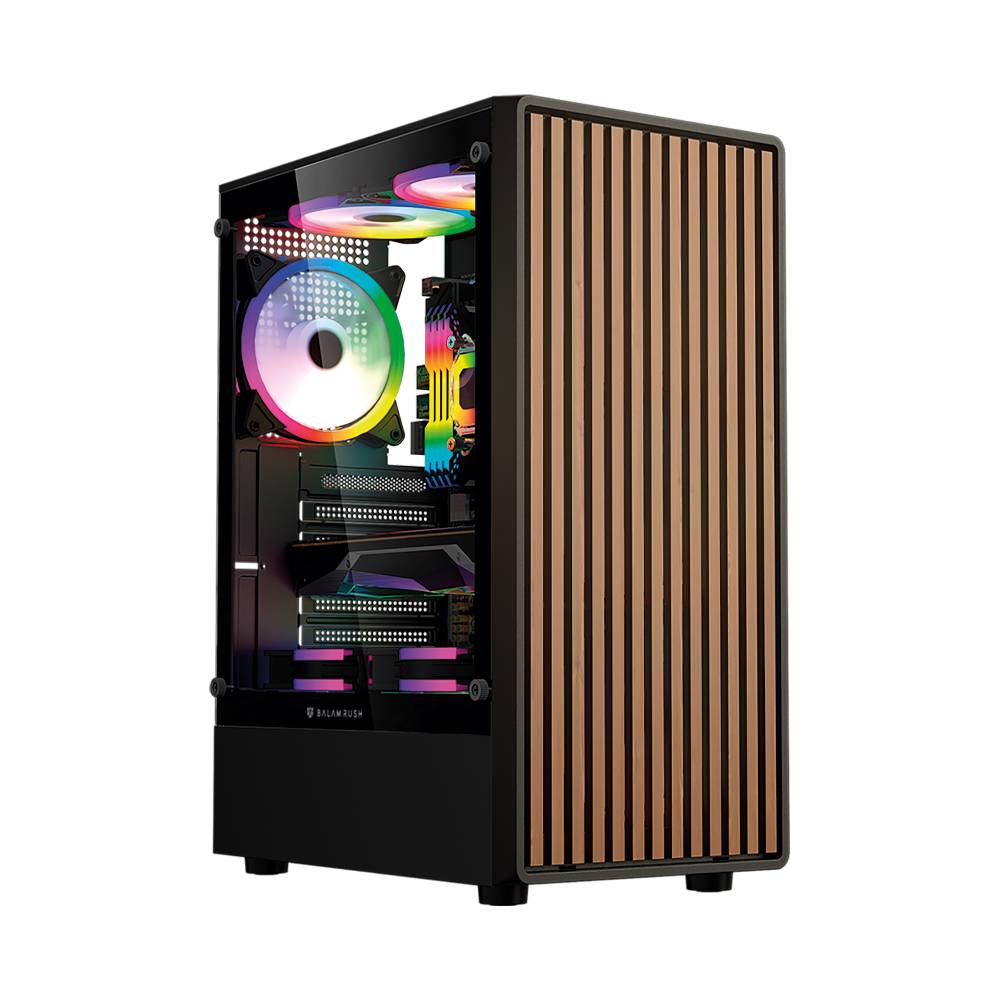 Gabinetes Gaming Balam Rush DRAGONFLY WOOD GM580CB — 1