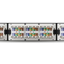 PANEL DE PARCHEO 24 PTOS CAT6 BROBOTIX 497608 — 1