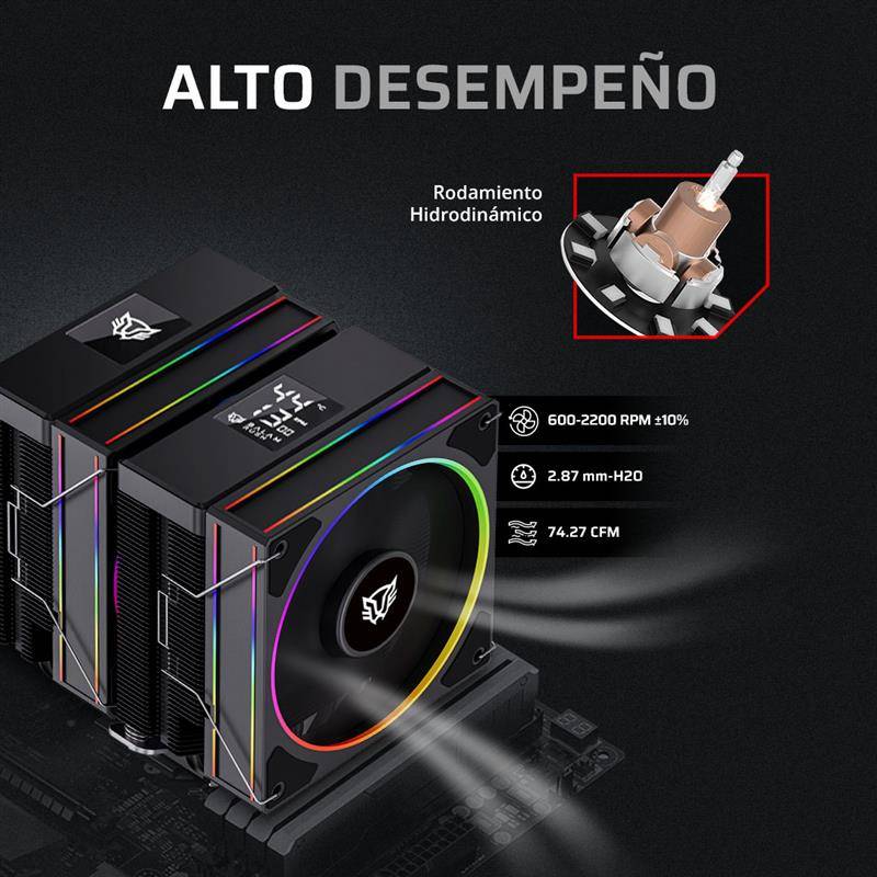 Enfriamiento y Ventilación Balam Rush HEX55 — 3