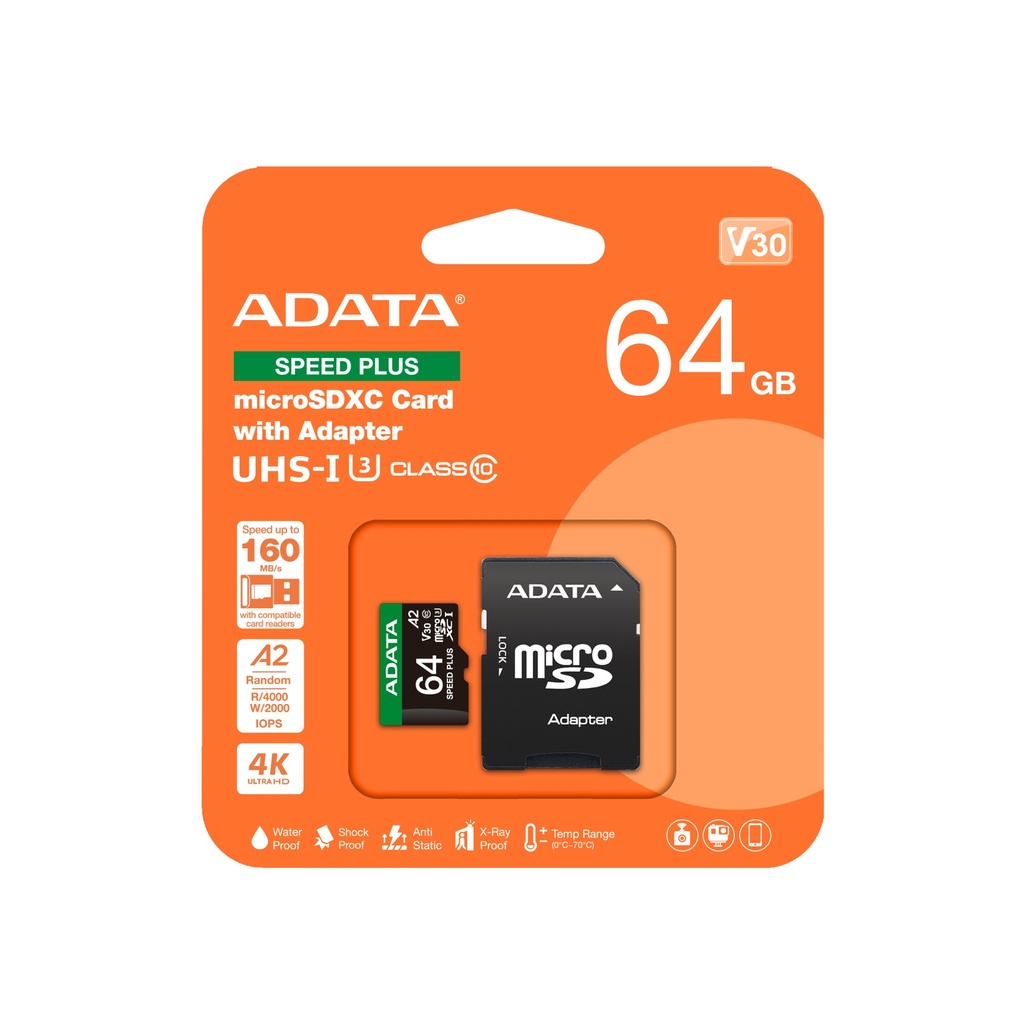 Micro Secure Digital ADATA SPEED PLUS — 5