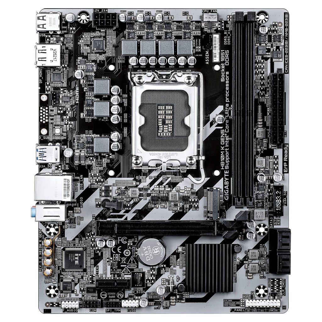 Motherboard GIGABYTE H810M K GEN5 — 1