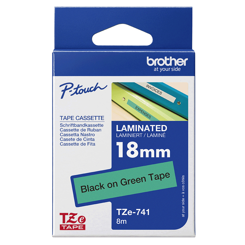 Cinta Laminada BROTHER TZE741 — 4