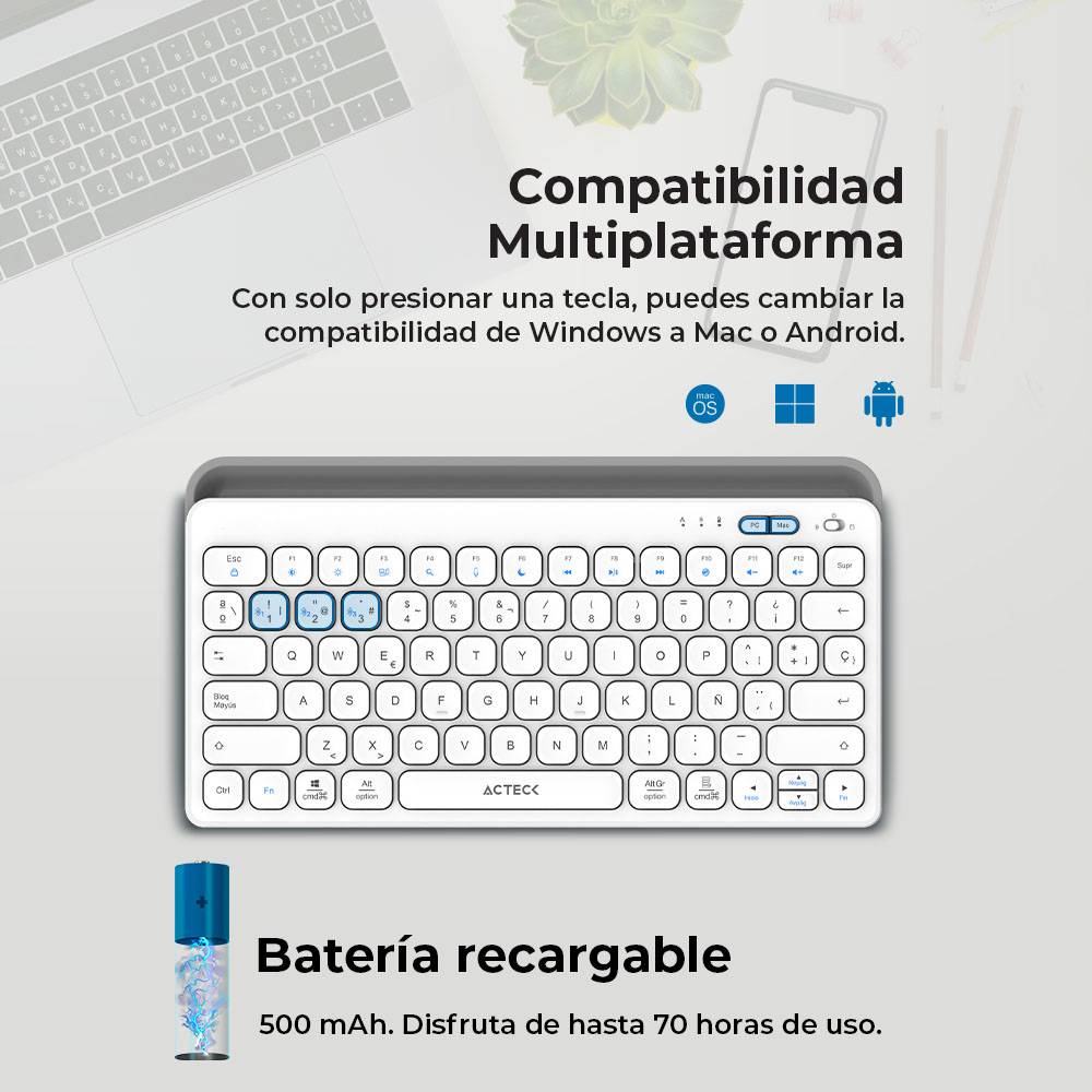 Teclados ACTECK TI737 — 3