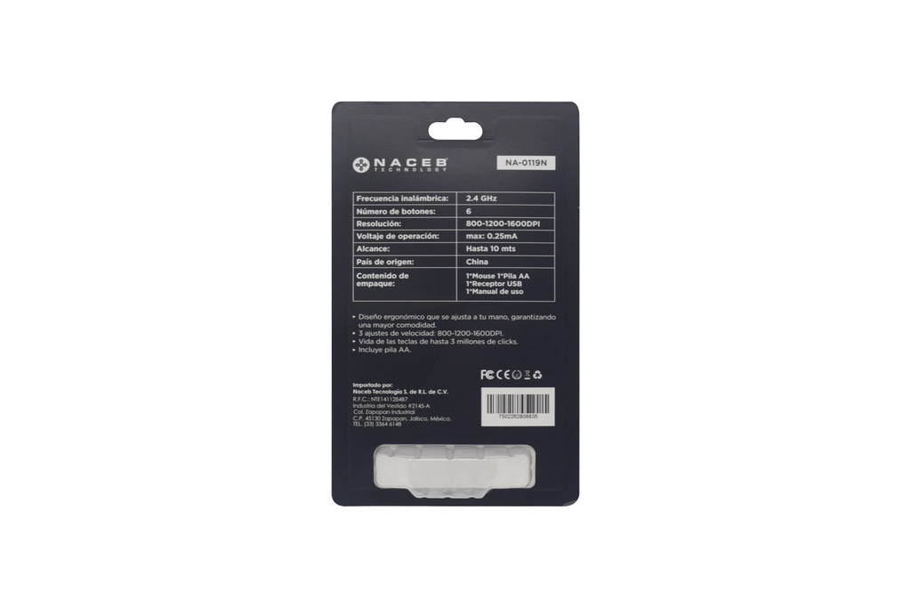 Mouse Naceb Technology NA-0119N — 4