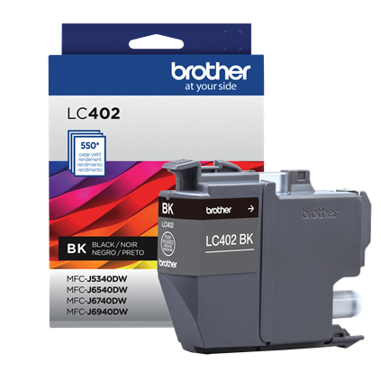Cartuchos BROTHER LC402BK — 2
