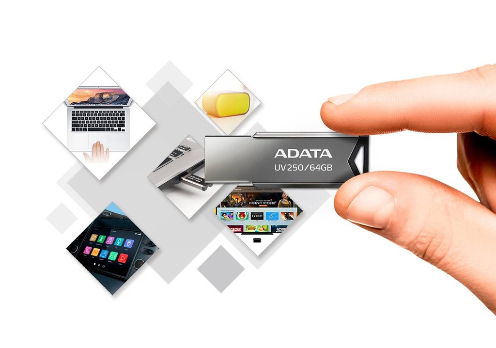 Memoria ADATA AUV250-64G-RBK — 4