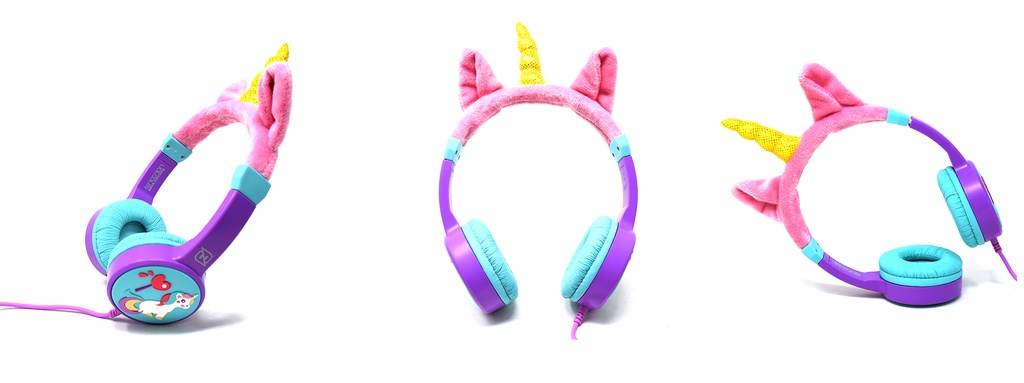 Audífonos Infantiles Unicorn NECNON NBHK-UNICORN — 3