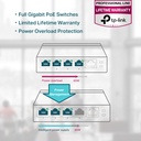 Switch no administrable TP-LINK TL-SG1005P — 5