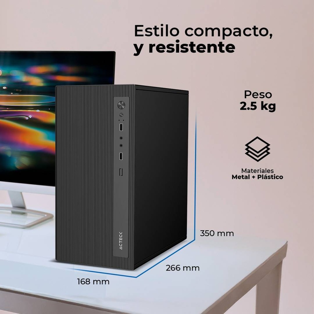 Gabinetes para Computadoras ACTECK PERFORMANCE MINI III GI215M — 3