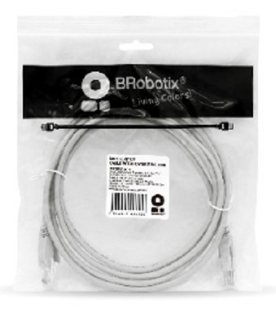 Cable de Red CAT 5E 0.5m BROBOTIX 497127 — 1