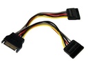 CABLE SATA P/CORRIENTE DOBLE A.6 BROBOTIX 180824 — 3