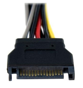 CABLE SATA P/CORRIENTE DOBLE A.6 BROBOTIX 180824 — 5