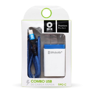 CARGADOR BROBOTIX USB C/CABLE TIPO C CARGA RÁPIDA 963332 — 4