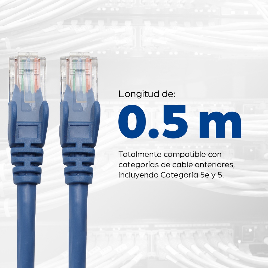 Cable de Red Cat6 INTELLINET 342568 — 5