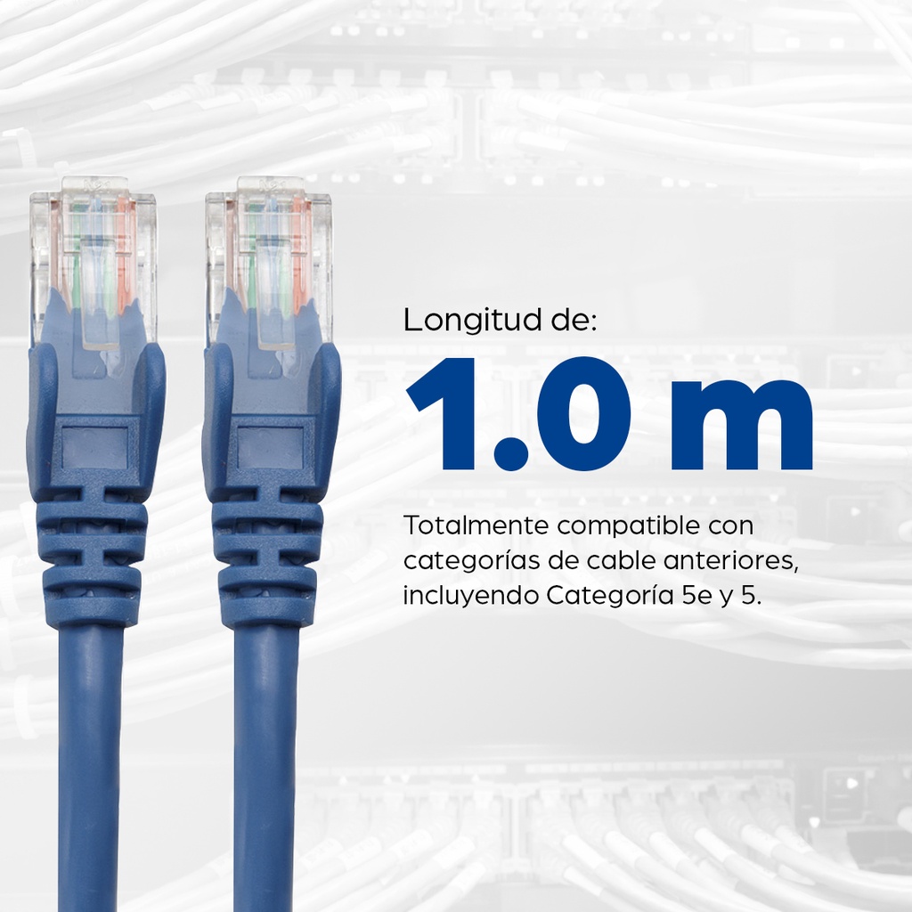 Cable de Red Cat 6 INTELLINET 342575 — 5