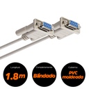 Cable Serial - DB9 - RS232 - Null Modem MANHATTAN 301404 — 4