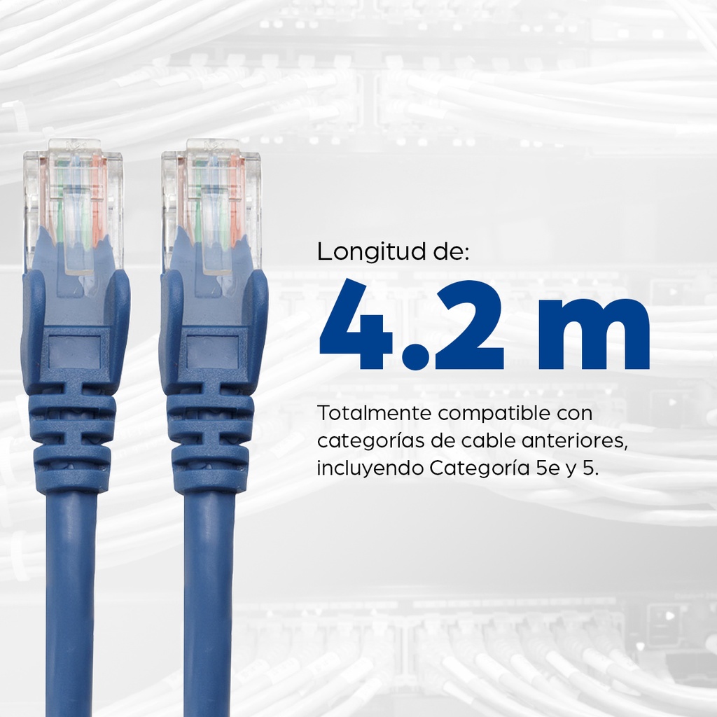 Cable de Red Cat6 INTELLINET 343305 — 5