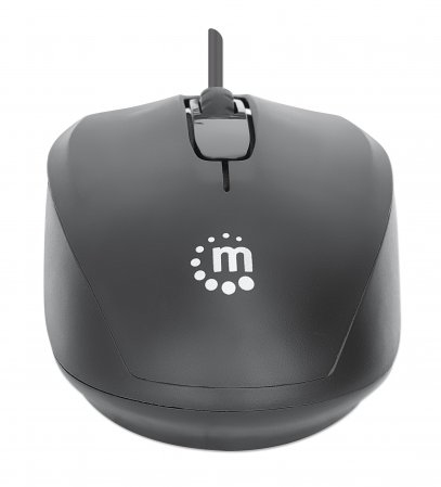 Mouse USB Óptico con Cable MANHATTAN 190190 — 4