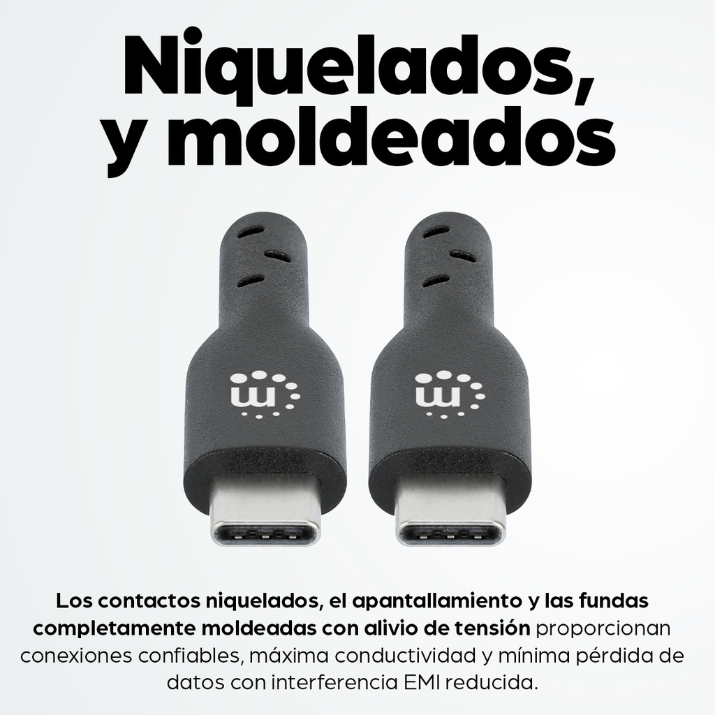 Cable USB C a USB C MANHATTAN 353342 — 7