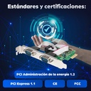 Tarjeta Serial PCI Express MANHATTAN 152082 — 6