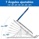 Soporte de Aluminio para Laptop, Multifuncion BROBOTIX 263564 — 6