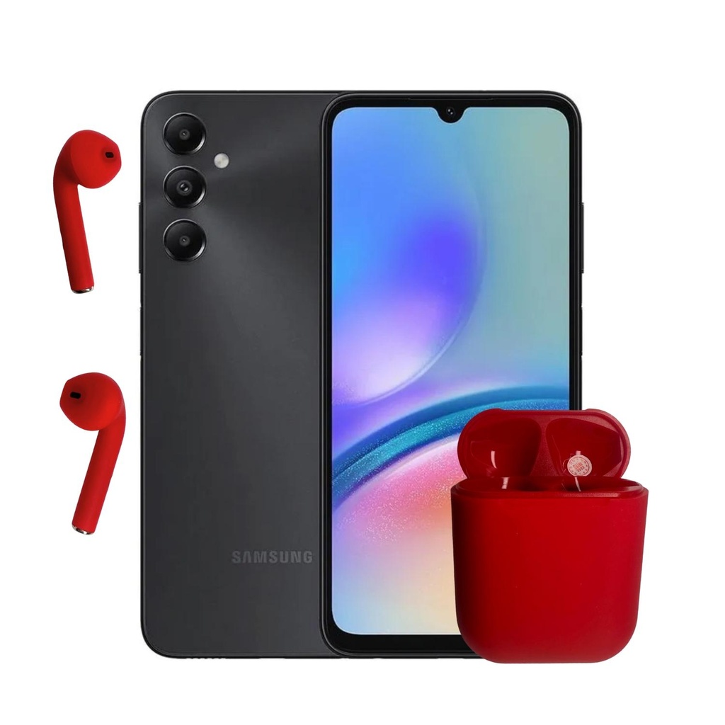 Combo Samsung Galaxy A05s 4+128 GB (Latin) Negro + Audifonos InPods 12 BT
