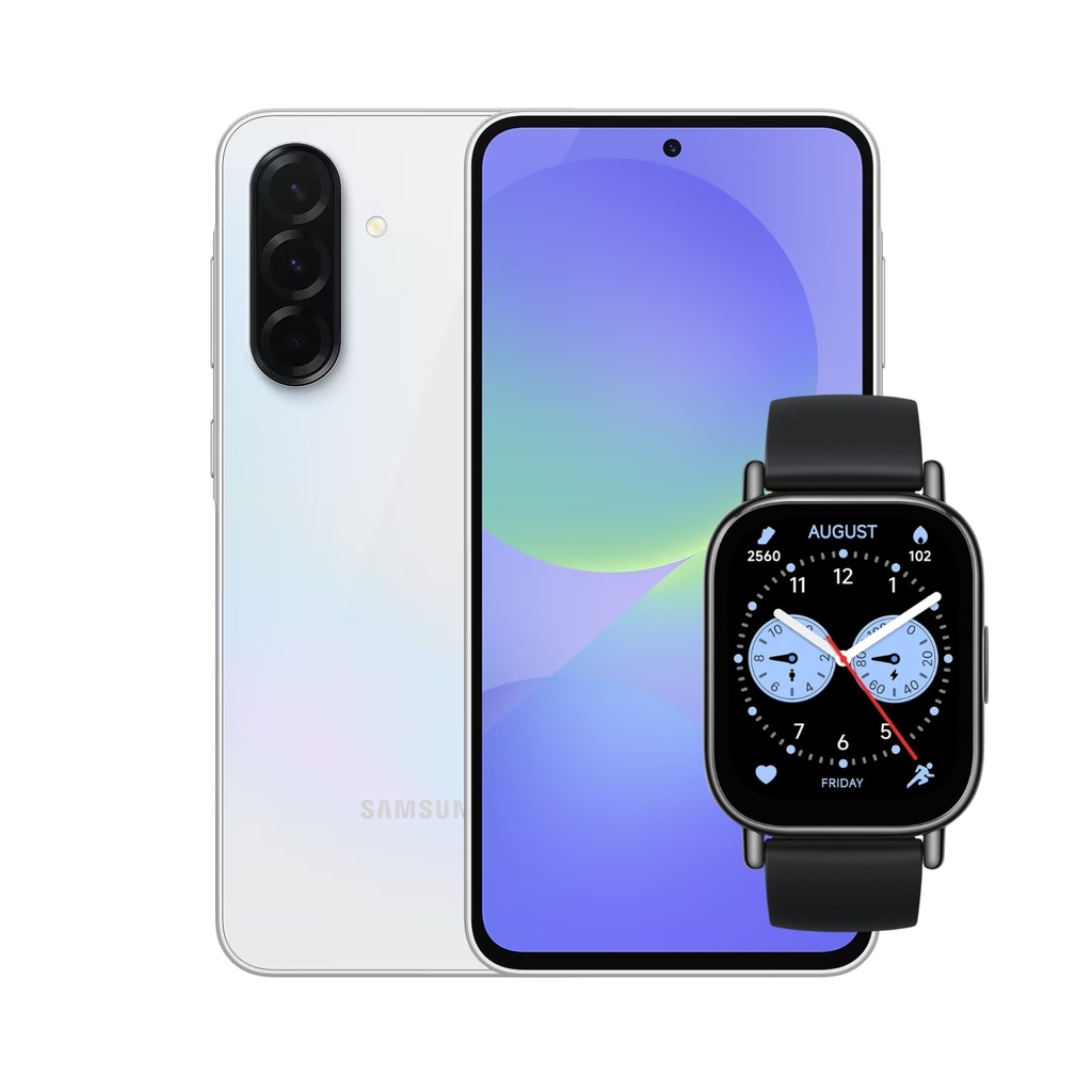 Combo Samsung Galaxy A36 5G 8+256 GB (Latino) Blanco + Xiaomi Smart Watch 5 Lite