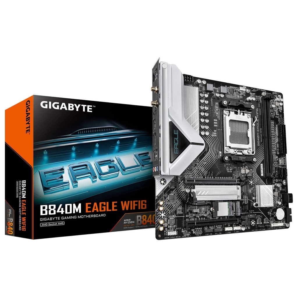 [Moth-MT-0025448] Motherboards GIGABYTE B840M EAGLE WIFI6 (Dark brown)