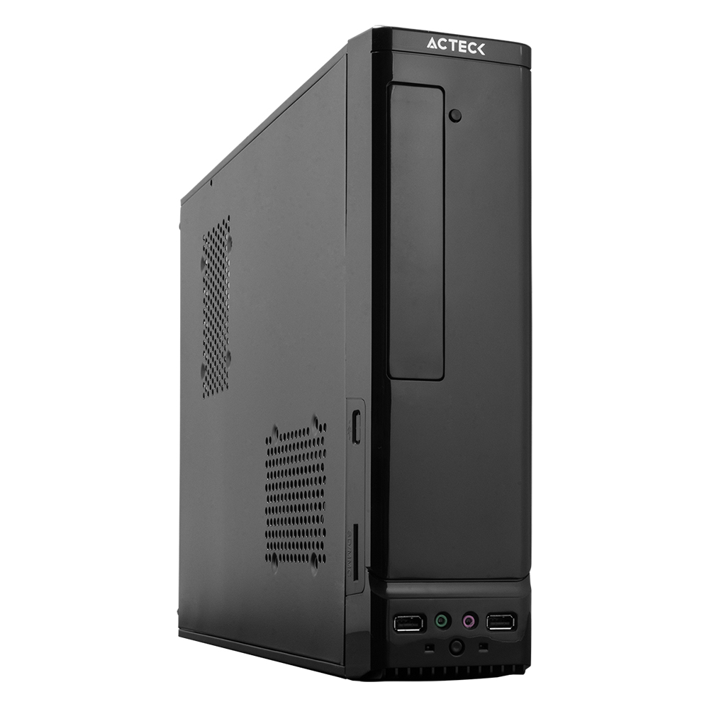 [Gabi-MT-0025694] Gabinete ACTECK Atom (Negro)