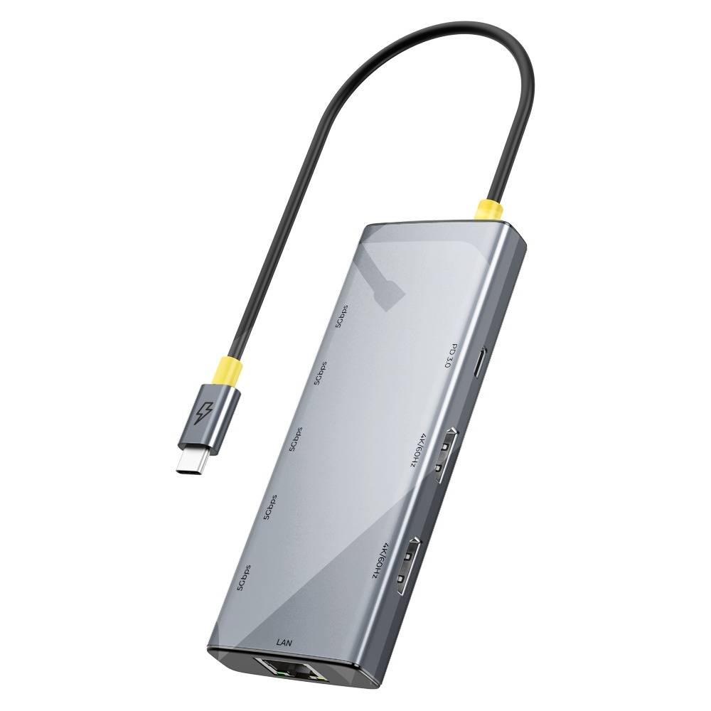 [Conc-MT-0025698] Concentradores Hub ACTECK NEXUS DOCK PRO HN940 (Gris)