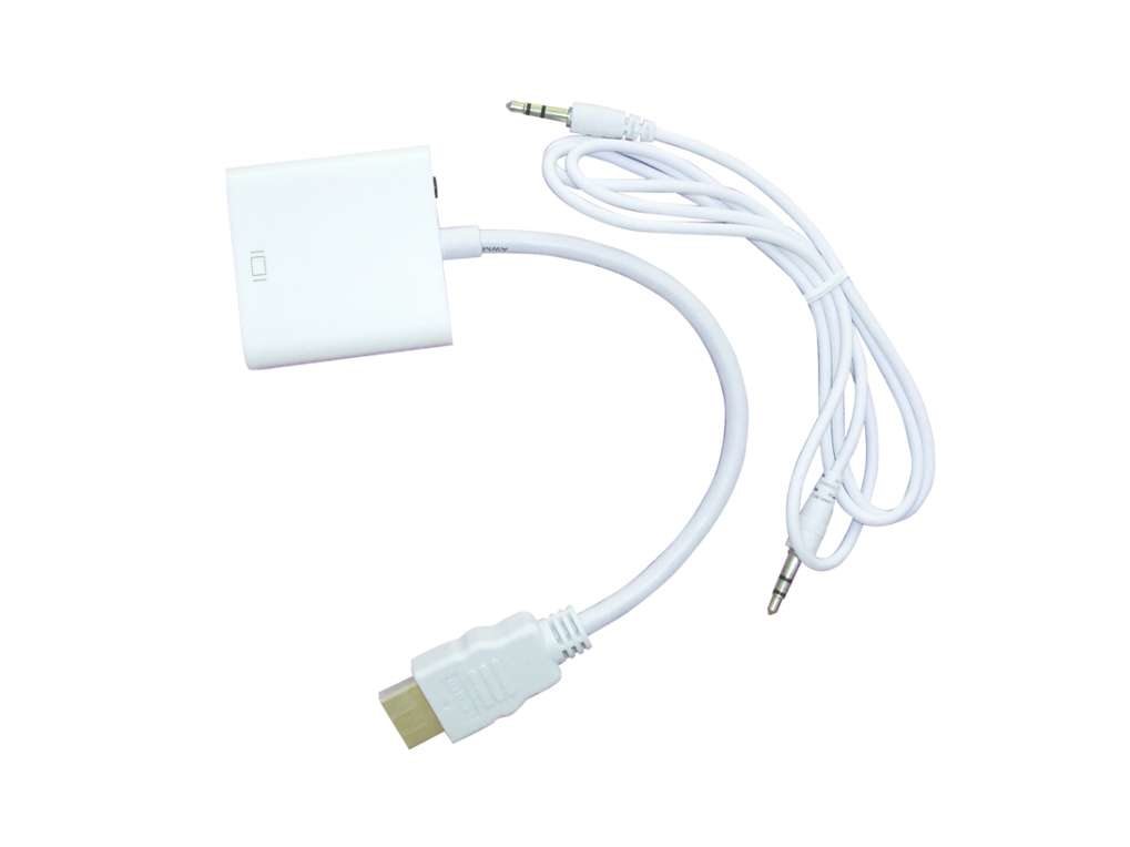 [Conv-MT-0025779] Convertidor HDMI a VGA Naceb Technology NA-235 (Color blanco)