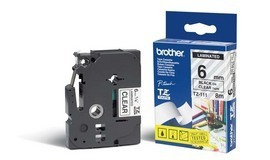 [Cint-MT-0025790] Cinta BROTHER TZE111 (Negro sobre transparente)