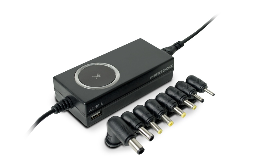 [Adap-MT-0025837] Adaptador de Corriente PERFECT CHOICE PC-240747 (Negro)