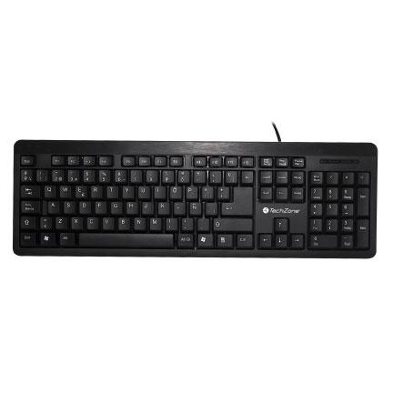 [Tecl-MT-0025872] Teclado TECHZONE TZ16TEC01-ALA (Negro)