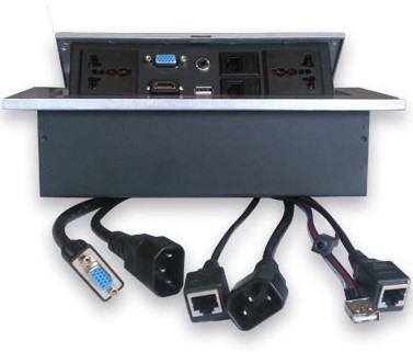 [Caja-MT-0025889] Caja para Mesa BROBOTIX 005514 (Plata)
