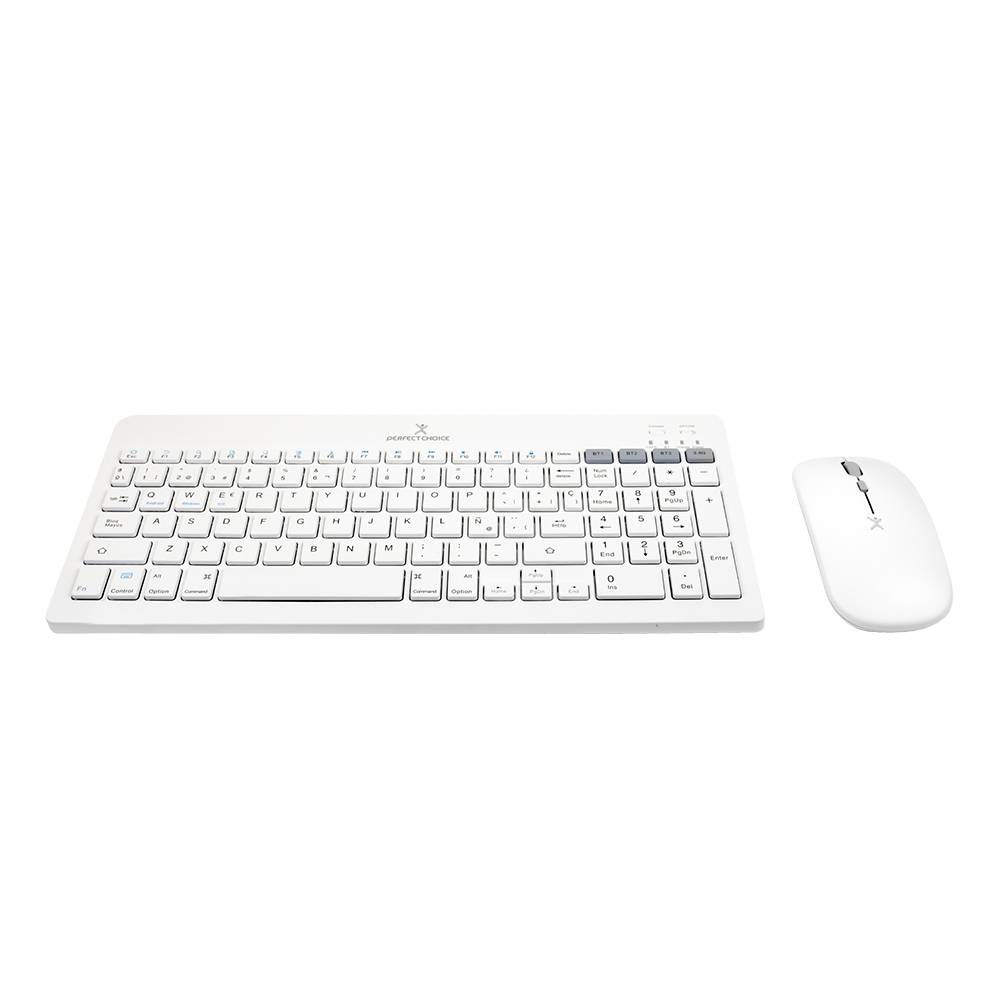 [Kits-MT-0025904] Kits para Teclado y Mouse PERFECT CHOICE PC-201380 (Blanco)