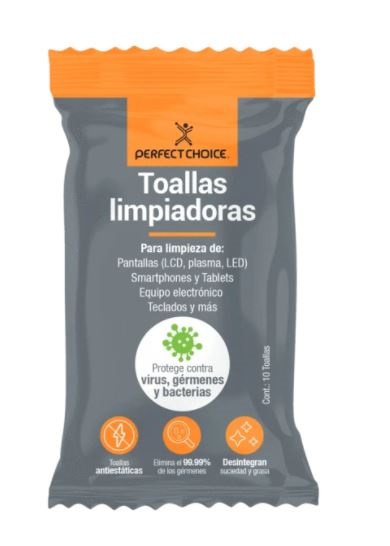 [Toal-MT-0025907] Toallas Limpiadoras PERFECT CHOICE PC-030324