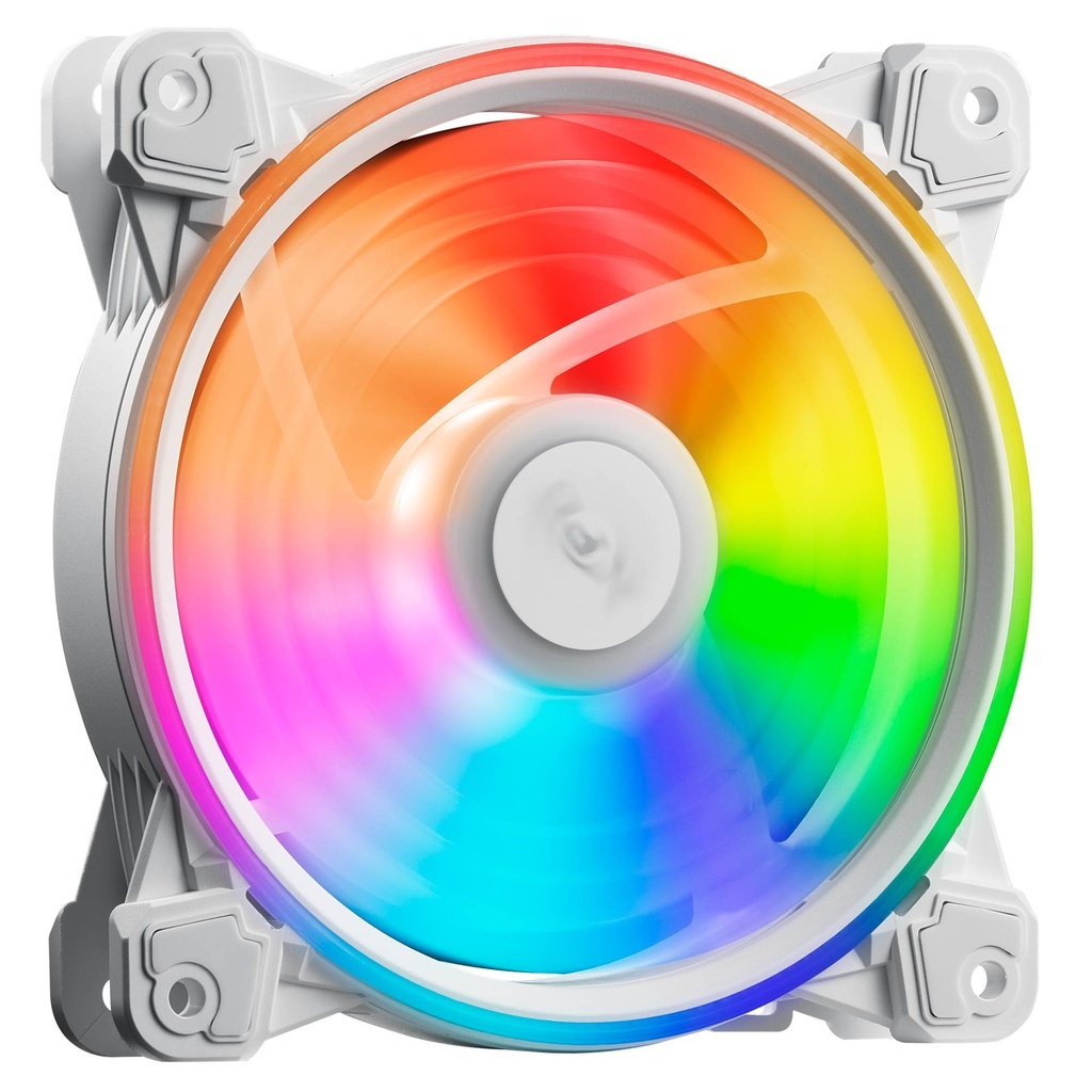 [CT-VENDAT140] Ventilador XPG HURRICANE 120 ARGB PWM (Blanco)