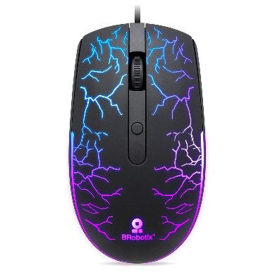 [Mous-MT-0025987] Mouse USB Iluminado RGB Storm BROBOTIX 263946 (Negro)