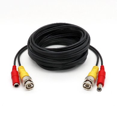 [Cabl-MT-0025991] Cable CCTV siames: video y poder BROBOTIX 764755 (Negro)