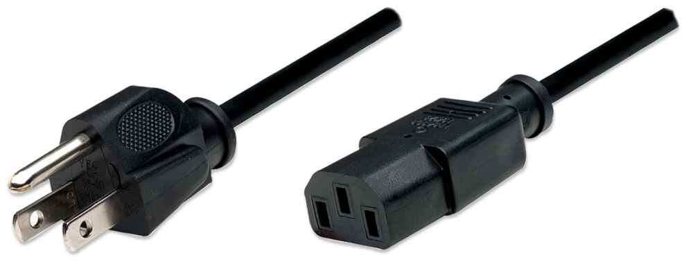 [Cabl-MT-0026151] Cable de Corriente MANHATTAN 300179 (Negro)