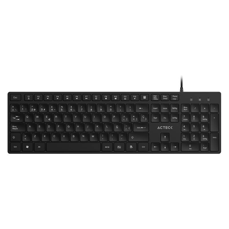 [Tecl-MT-0026166] Teclados ACTECK VANTAGE AERO TA545 (Negro)