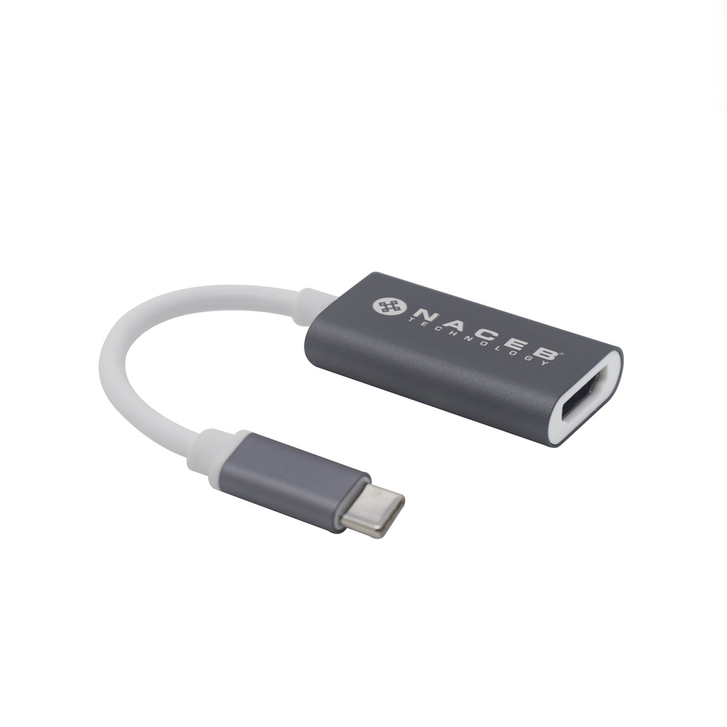 [Adap-MT-0026224] Adaptador Tipo C a HDM Naceb Technology NA-0114 (Plata)