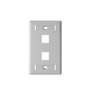 [Plac-MT-0026233] Placa de Pared 2 Puertos BELDEN AX102655 (Blanco)