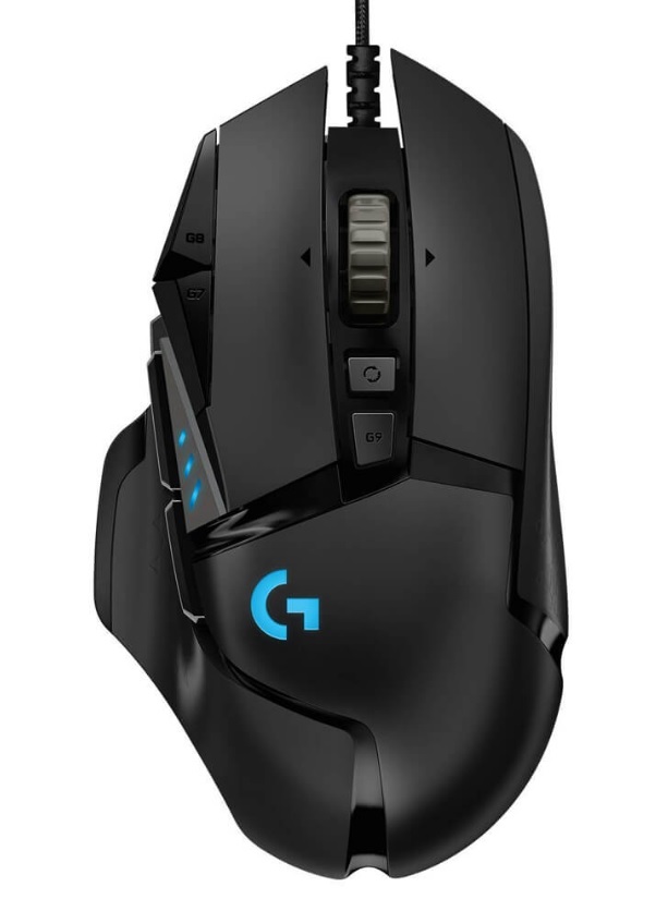 [Mous-MT-0026243] Mouse alámbrico LOGITECH G502 HERO (Negro)