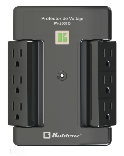 [Prot-MT-0024635] Protector de voltaje, 2500 VA /2000 W, 6 cont KOBLENZ PV-2500 D