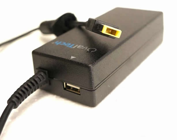 OVALTECH adaptador para Computadora Portatil 20V/3.25AH + USB